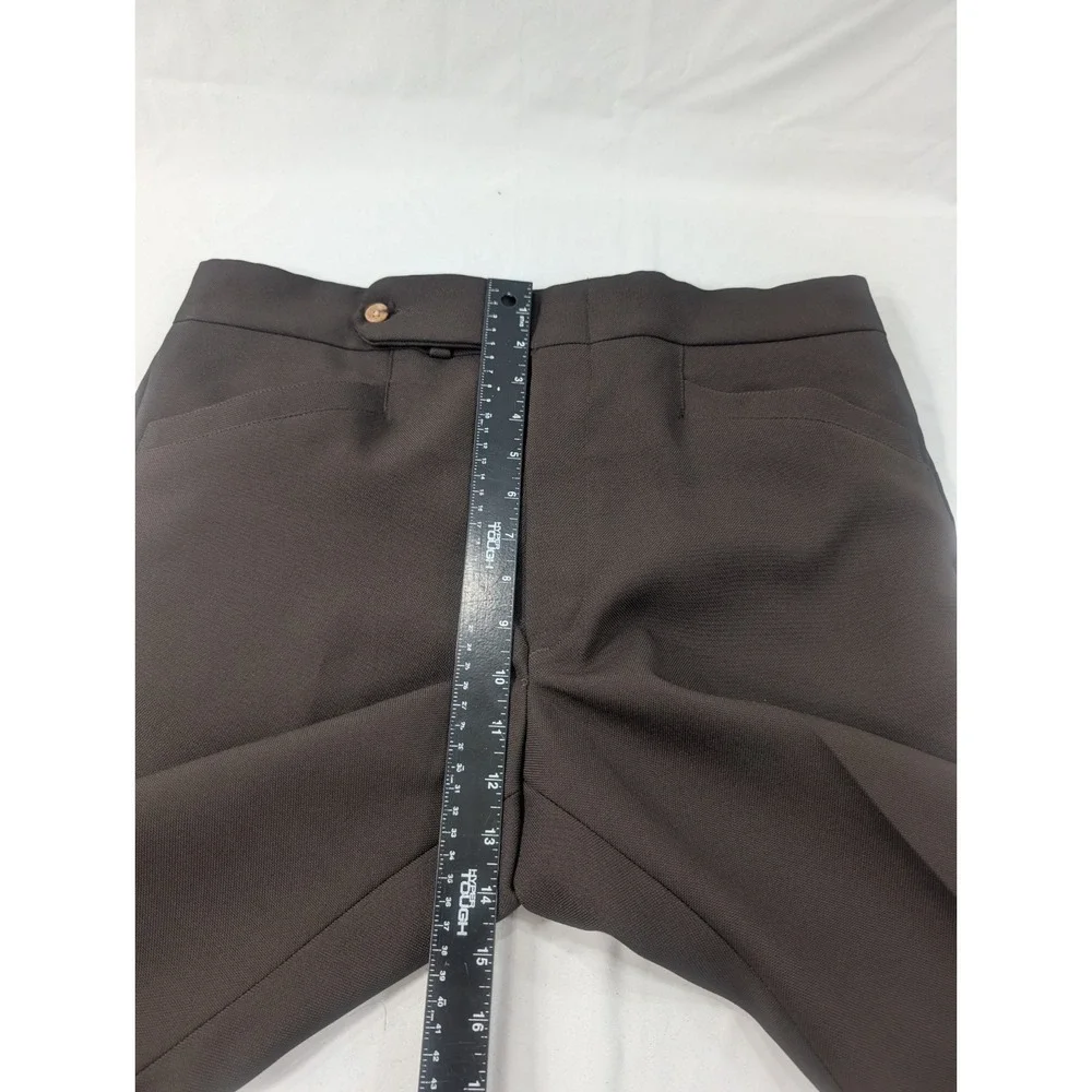 True‎ VTG 70s Levis Panatela Sportswear Flare Leg Trouser 34x31 Talon Zip-brown